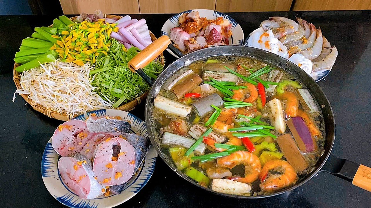 LẨU MẮM CÁ LÓC HẢI SẢN ngon tuyệt cú mèo | Bếp Của Vợ