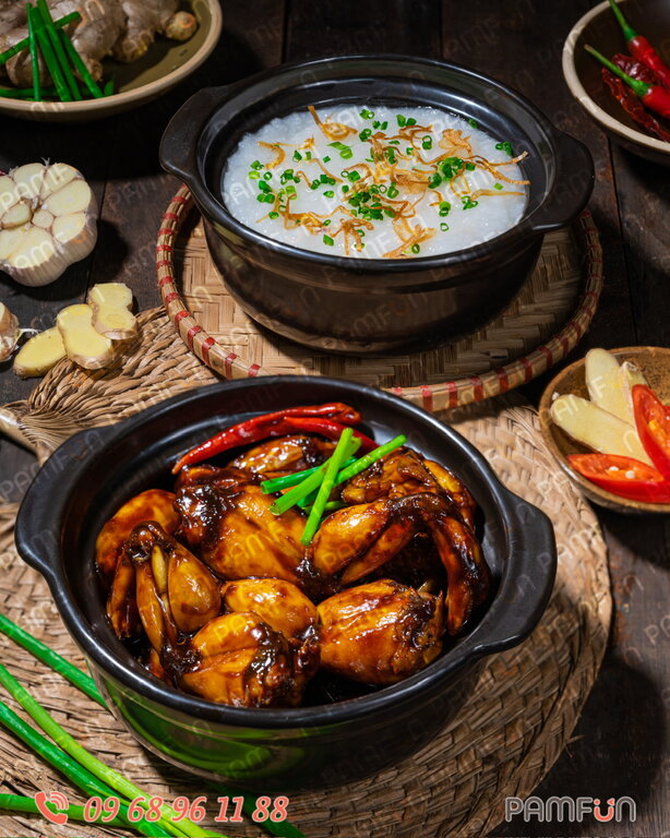 cháo ếch singapore