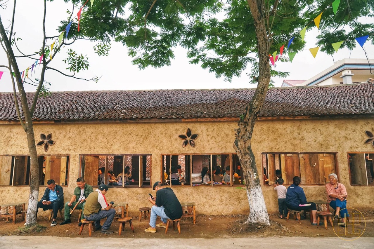 Làng cổ Đường Lâm dần trở thành không gian sáng tạo độc đáo